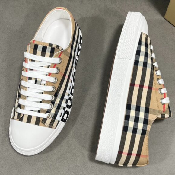 Burberry Plaid Sneakers - Picture 9 of 9